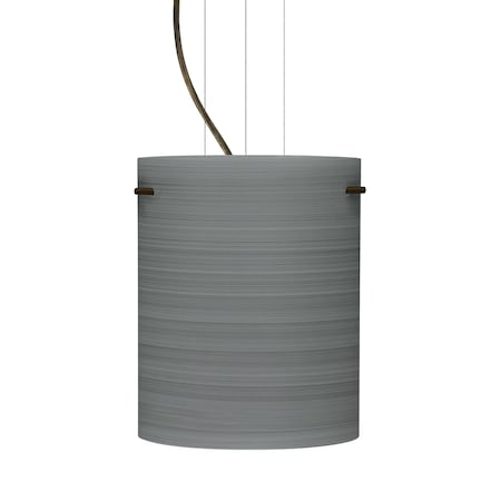 Besa Lighting Tamburo 8 Cable Pendant, Titan, Bronze Finish, 1x100W Incandescent 1KG-4006TN-BR
